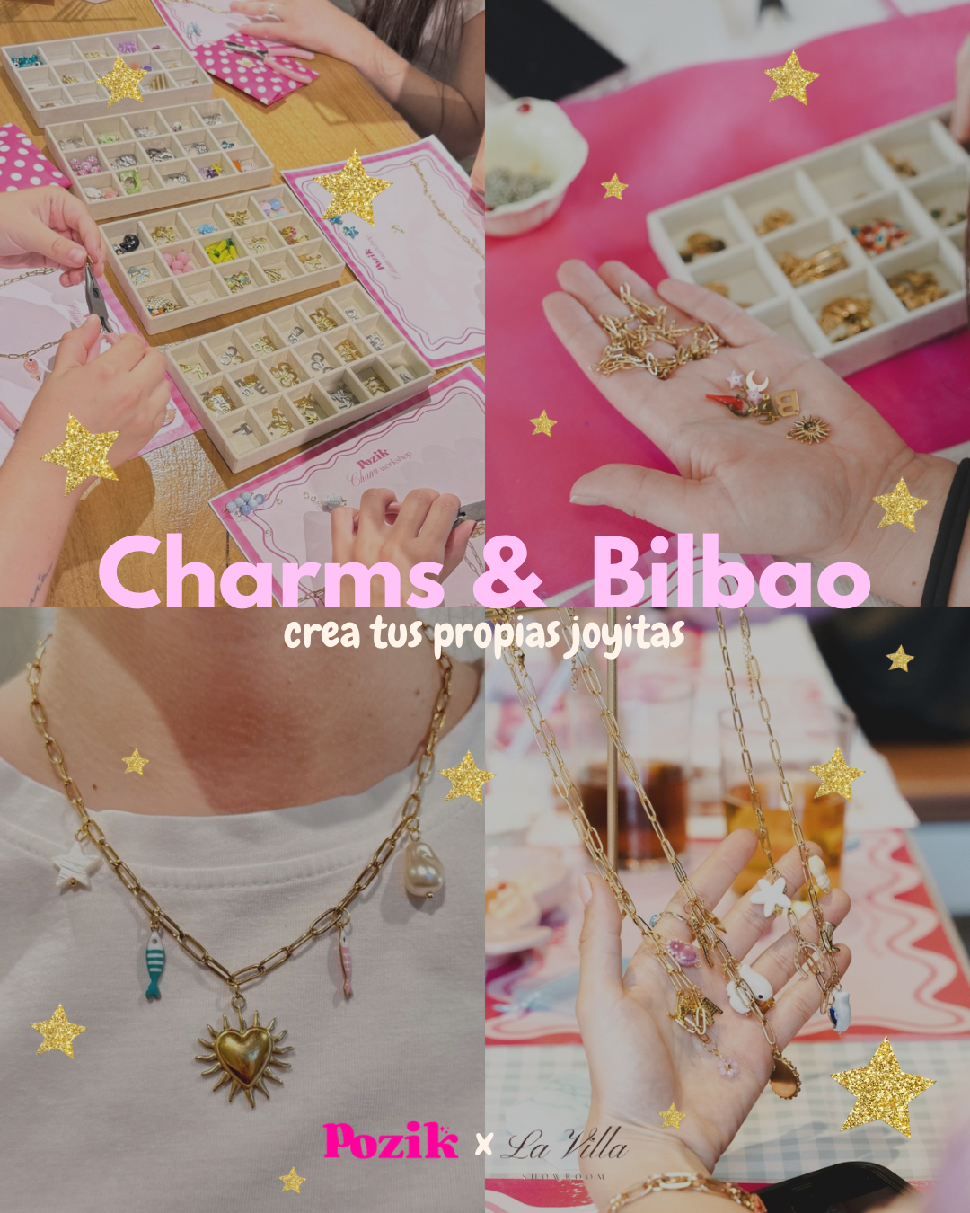 Taller charms Pozik x Villa Showroom