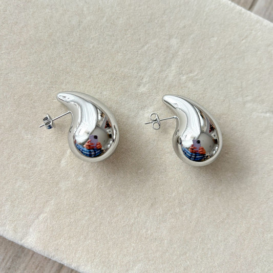 Pendientes GOTA GRANDE SILVER